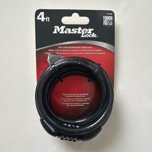 Master Lock 8143D Bike Lock Cable with Combination